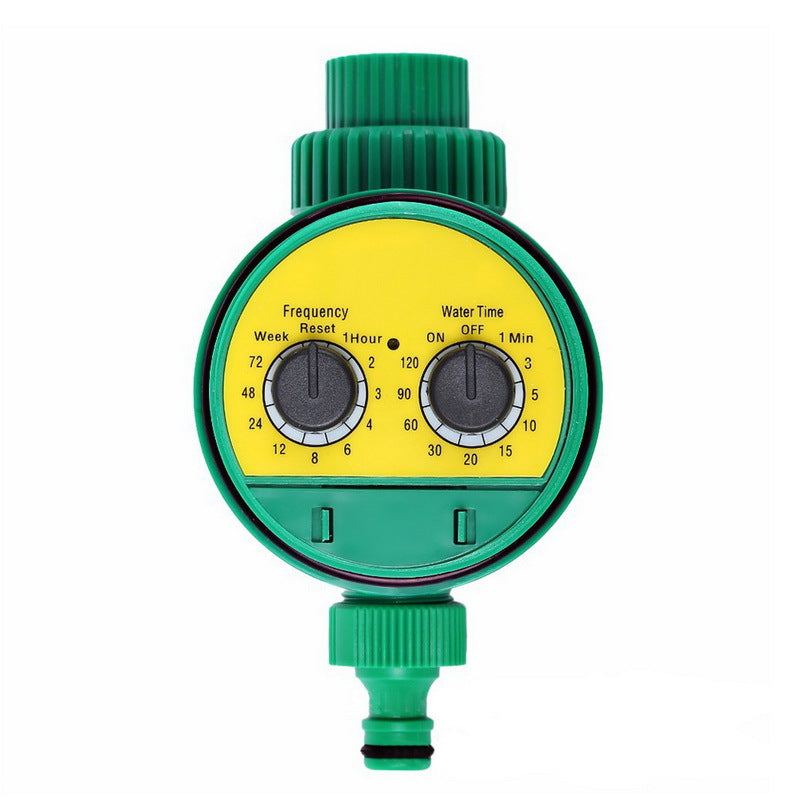 Automatic watering timer fitted to an outdoor tap