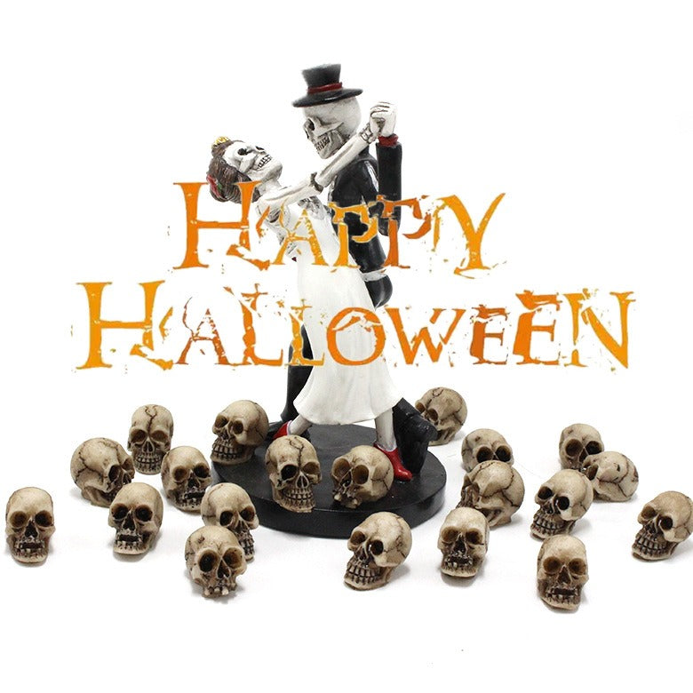 Skeleton Halloween Ornament – Resin Tabletop Decoration (12.5 cm)