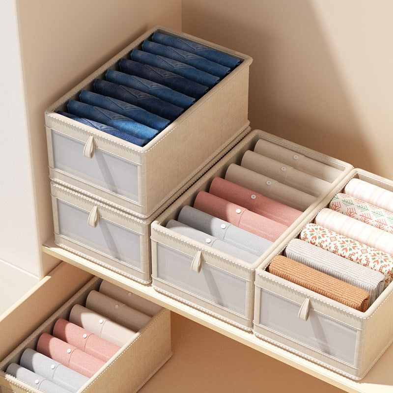 Foldable Fabric Wardrobe Storage Box