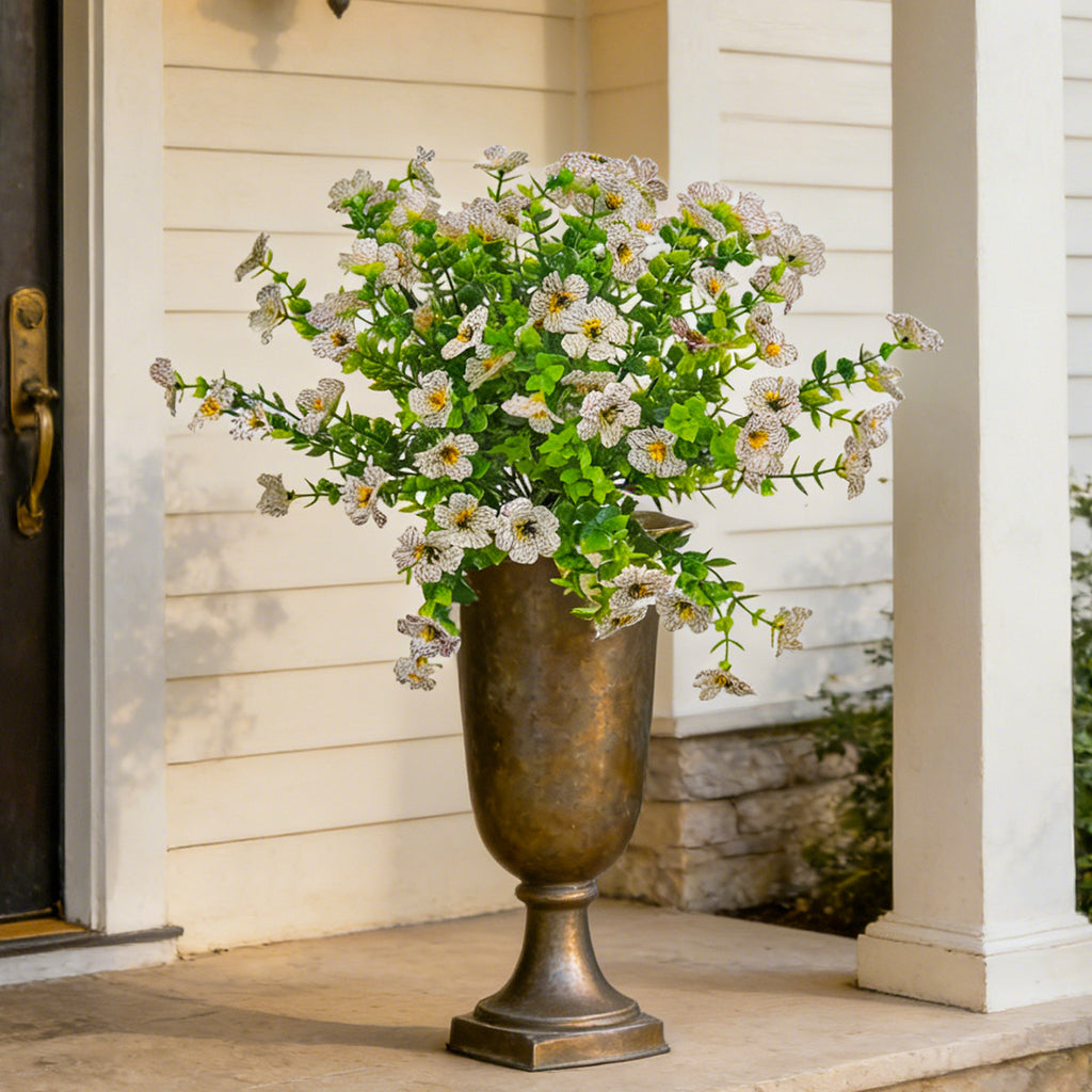 Artificial Daisy & Violet Flower Bouquet – image 3