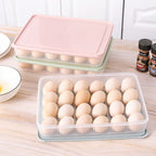 Stackable 24-Egg Fridge Storage Box with Lid