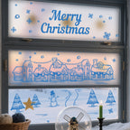 Christmas Snow Cottage Window Sticker – image 2