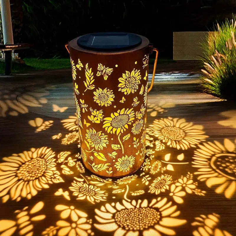 Solar Garden Lantern – Sunflower