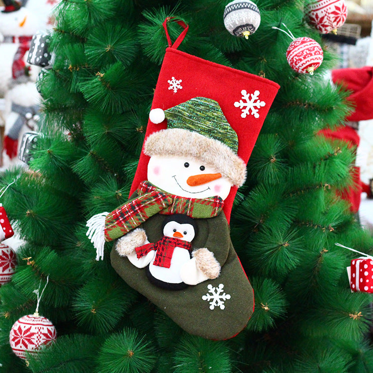 Christmas Stocking Gift Bag – Hanging Decoration (30 x 50 cm)