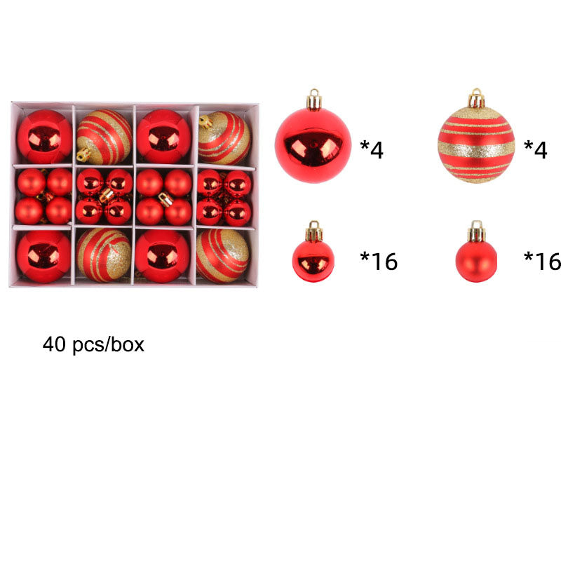 Christmas Bauble Gift Box – 40 Piece Set (6 cm & 3 cm)
