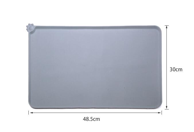 Waterproof Silicone Pet Feeding Mat – Non-Slip Food & Water Bowl Mat