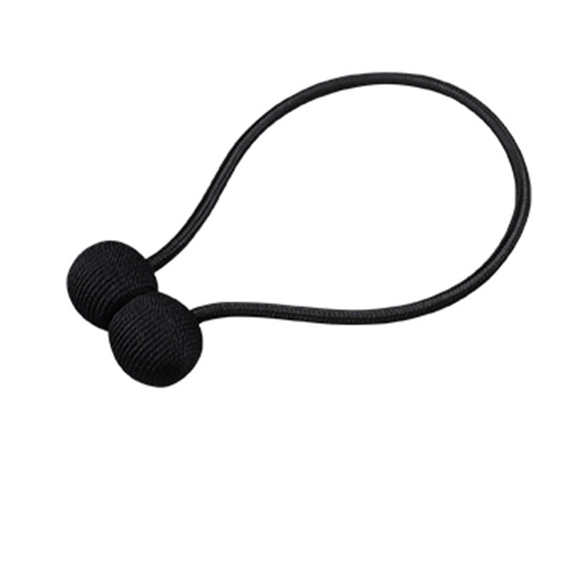 Magnetic Curtain Tiebacks – Black