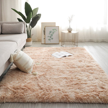 Fluffy Tie-Dye Shaggy Rug – Rectangular – image 2
