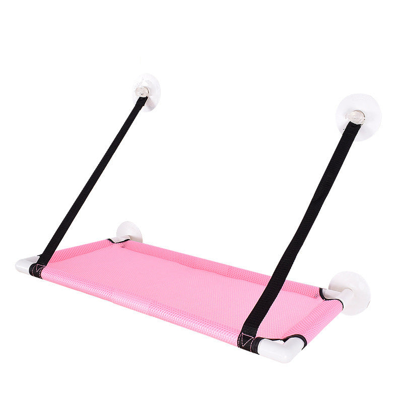 Pink cat window hammock