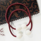 Pearl Bead Magnetic Curtain Tiebacks – Pair – image 5