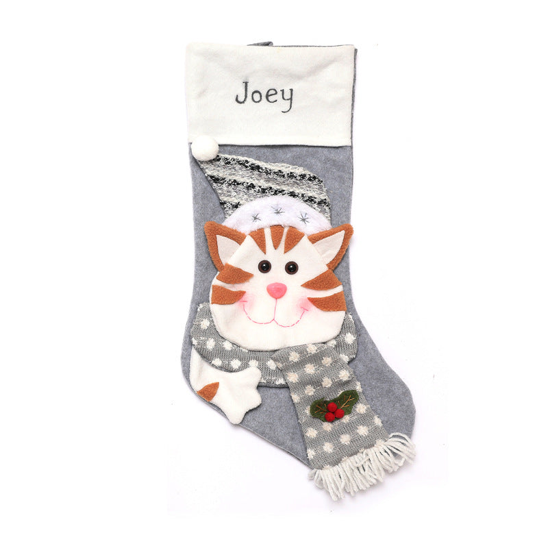 Pet Christmas Stocking – Penguin, Dog or Cat (40 x 27 cm)