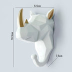 Geometric Animal Head Wall Hook – image 11