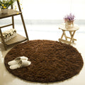 Fluffy Round Faux Fur Rug – Soft Shaggy Area Rug