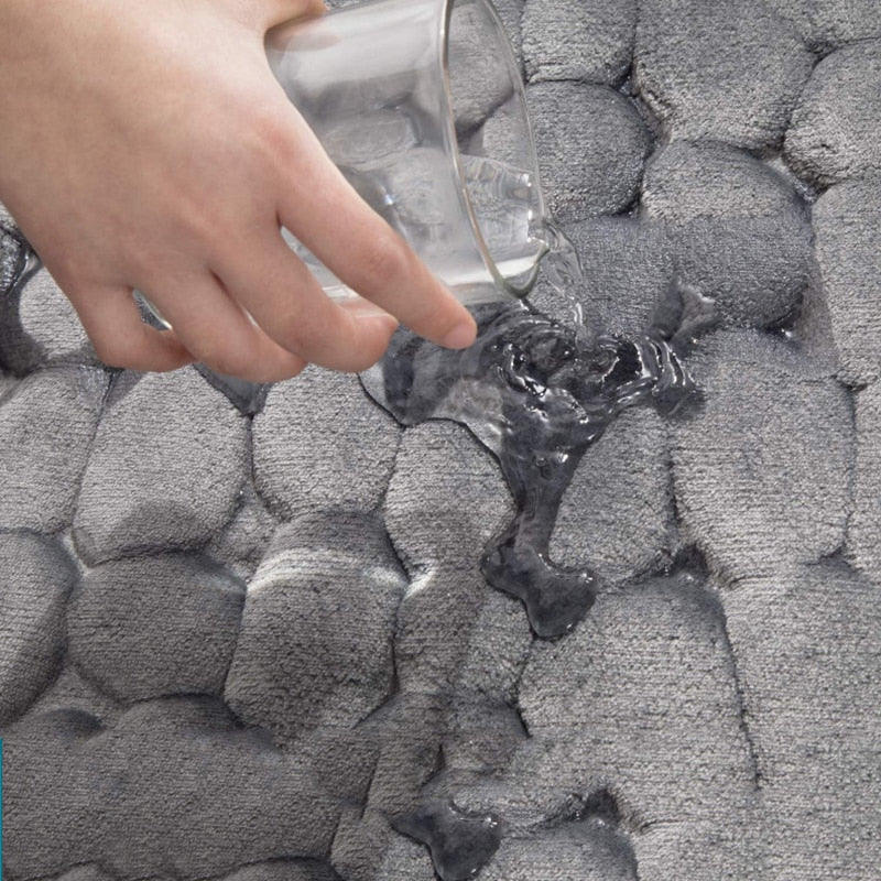 Cobblestone Memory Foam Bath Mat – image 6