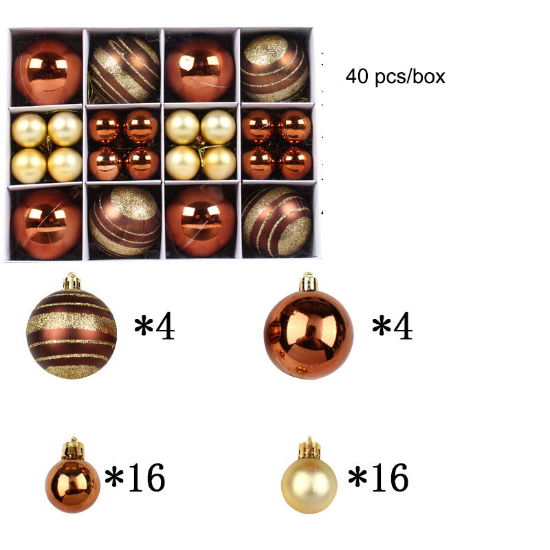Christmas Bauble Gift Box – 40 Piece Set (6 cm & 3 cm)