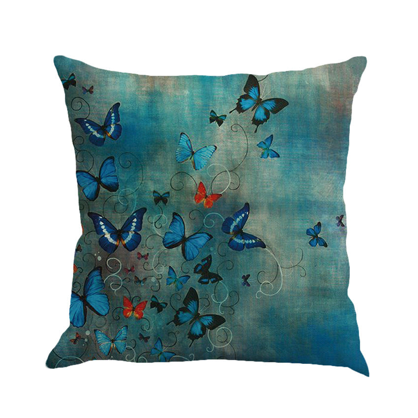 Butterfly Art Cushion Cover – 45 x 45 cm – image 5