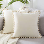 Velvet Pom-Pom Cushion Cover – image 5