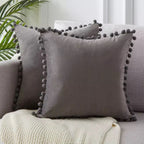 Velvet Pom-Pom Cushion Cover – image 15