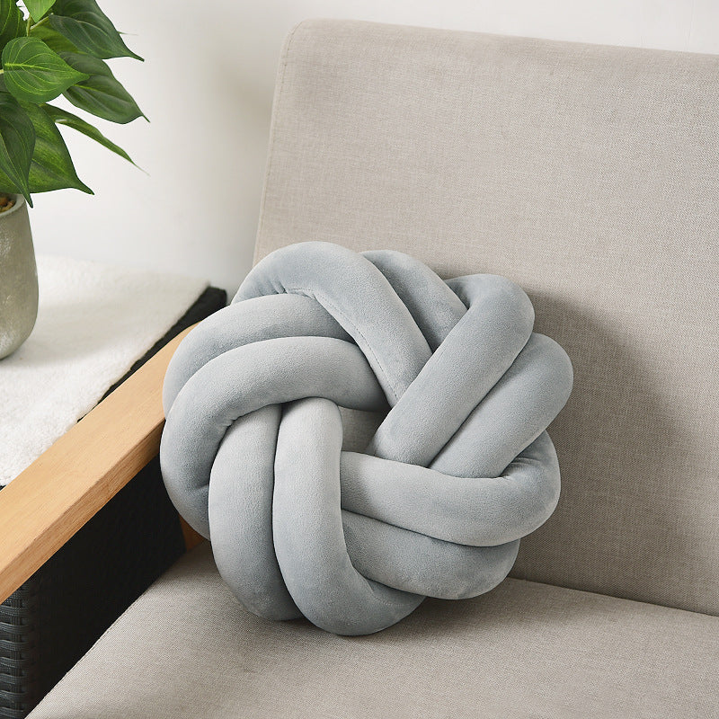 Knot Cushion – Soft Velvet Knotted Pillow – image 4