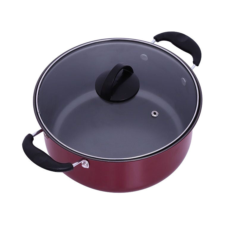 3-Piece Non-Stick Cookware Set – Wok, Frying Pan & Stockpot – image 3