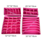 7-Section Fabric Drawer Organiser – Socks & Underwear – image 4