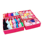 7-Section Fabric Drawer Organiser – Socks & Underwear – image 2