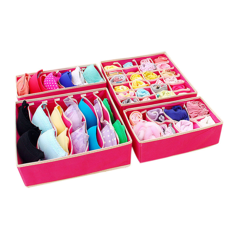 7-Section Fabric Drawer Organiser – Socks & Underwear – image 2