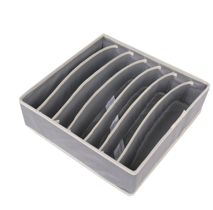 7-Section Fabric Drawer Organiser – Socks & Underwear – image 3