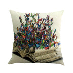 Butterfly Art Cushion Cover – 45 x 45 cm – image 3