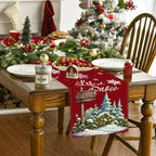 Let It Snow Christmas Table Runner (33 x 183 cm) – image 4