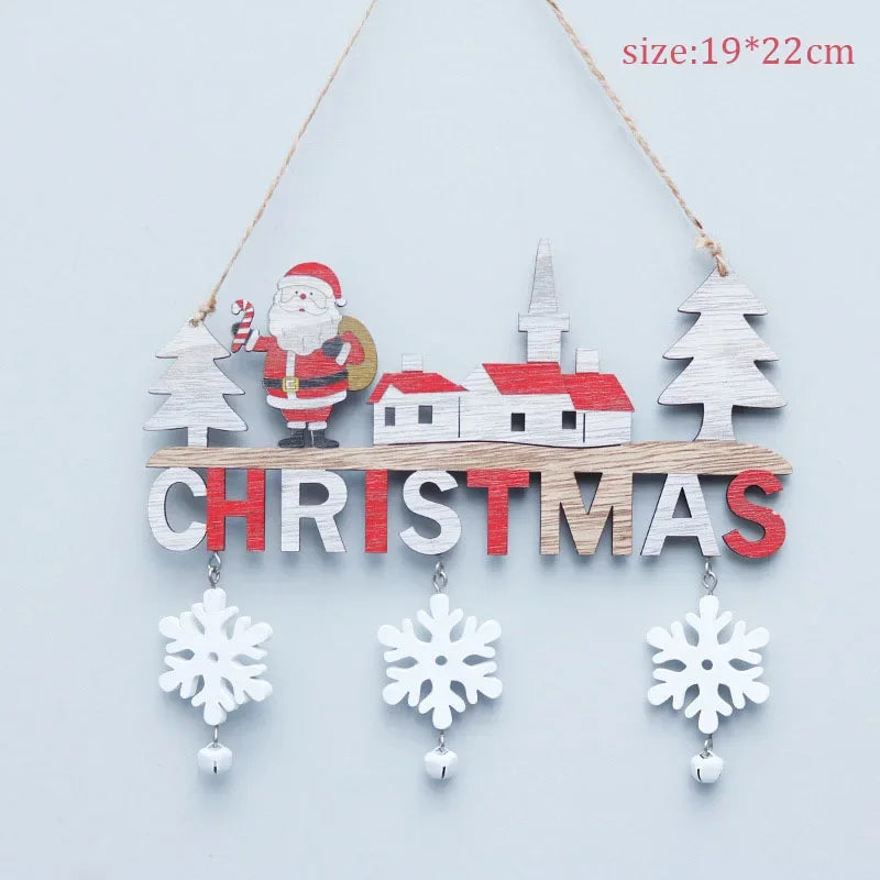 Wooden Christmas Hanging Decorations – image 2
