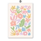 Pastel Flower Market Canvas Print – Unframed Wall Art – image 4
