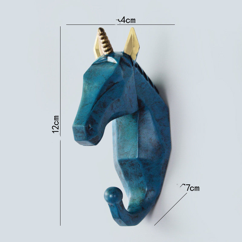 Geometric Animal Head Wall Hook – image 4