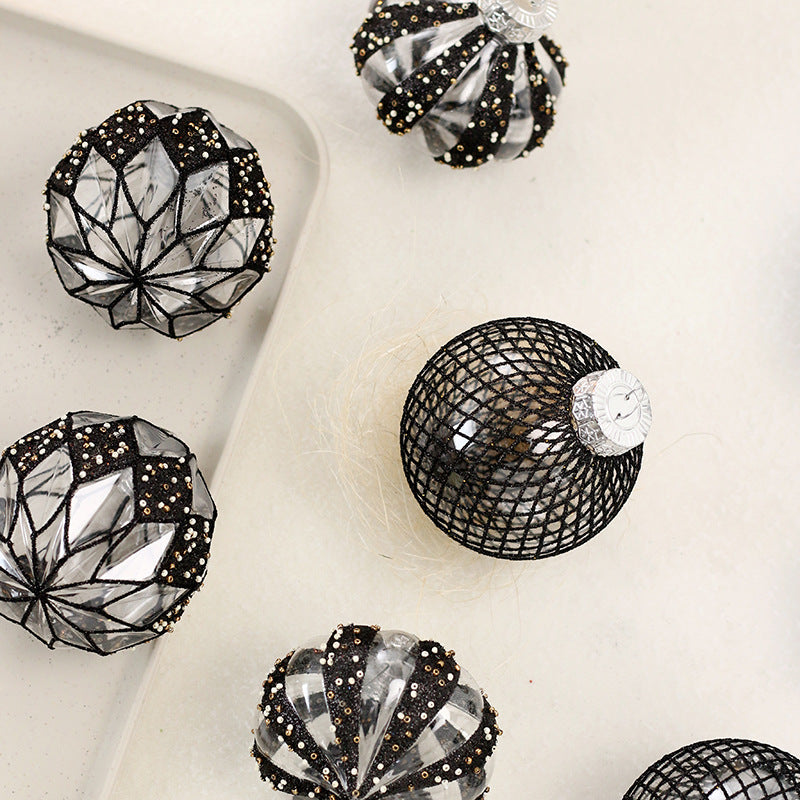 Clear Painted Christmas Bauble Gift Box