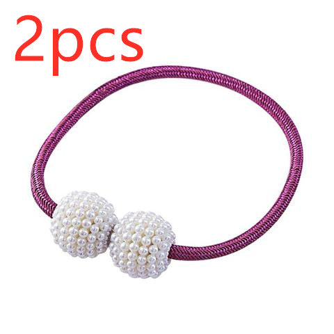 Pearl Bead Magnetic Curtain Tiebacks – Pair – image 12