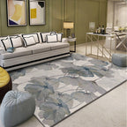 Abstract Flower Print Rug – Soft Non-Slip Area Rug