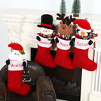 3D Hugging Character Christmas Stocking (56 cm) – image 2