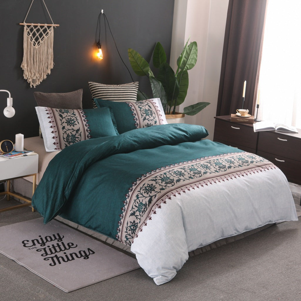 Boho Print Duvet Cover Set – Reversible with Pillowcases