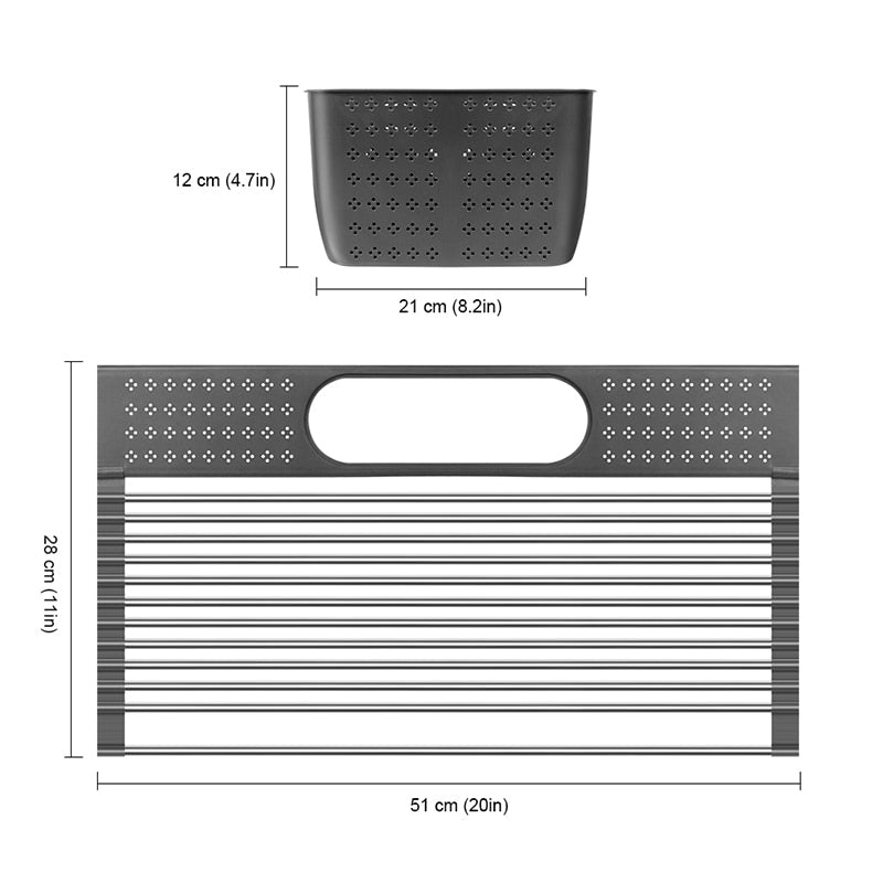 Roll-Up Over-Sink Dish Drying Rack – image 7