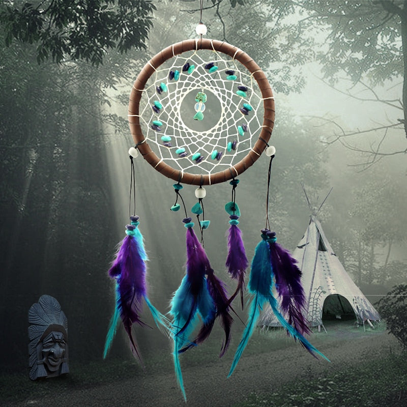 Handmade Feather Dream Catcher
