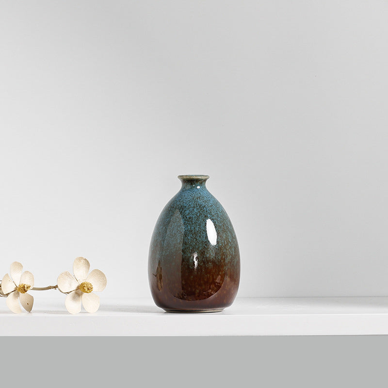 Mini Reactive Glaze Bottle Vase – image 4