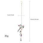 Crystal Butterfly Suncatcher – Hanging Rainbow Maker – image 3