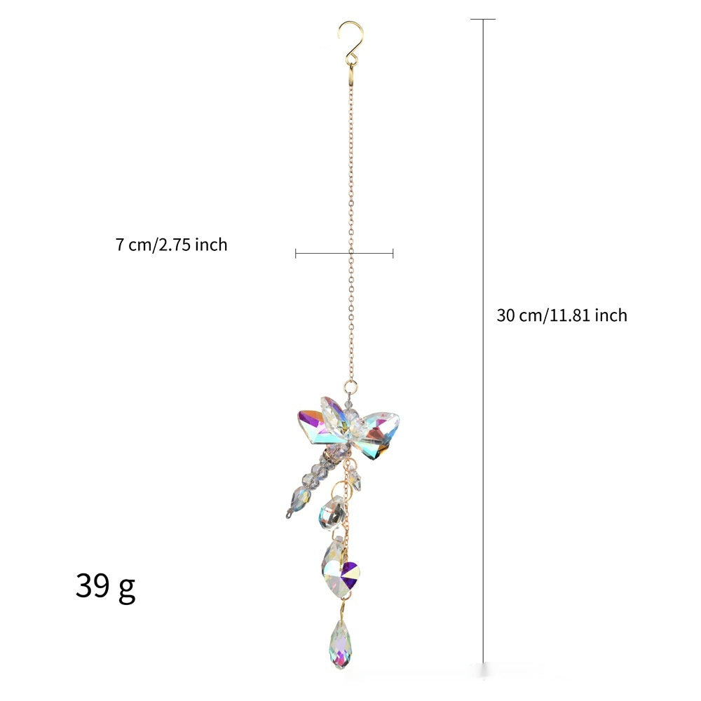 Crystal Butterfly Suncatcher – Hanging Rainbow Maker – image 3