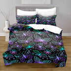 Butterfly Print Duvet Cover Set with Pillowcases – image 6