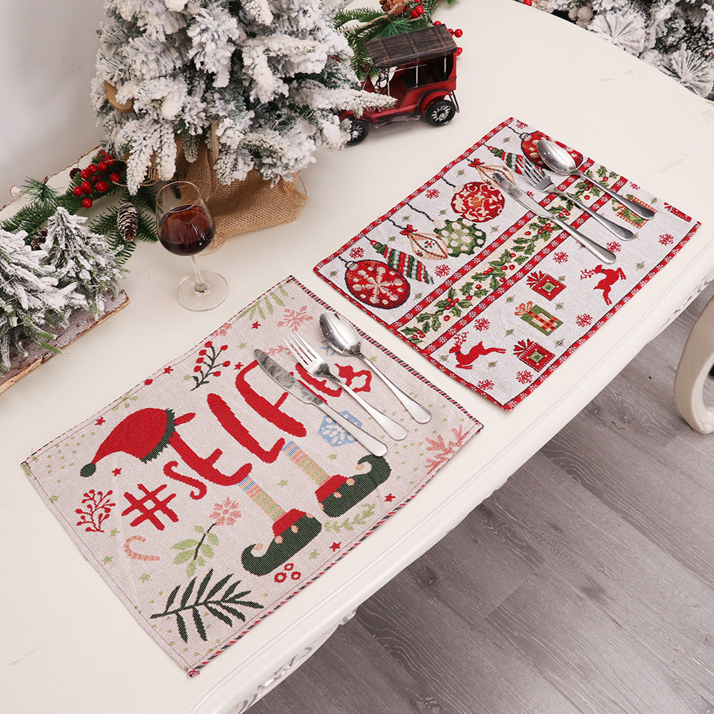 Christmas Tapestry Placemats – Set of 4