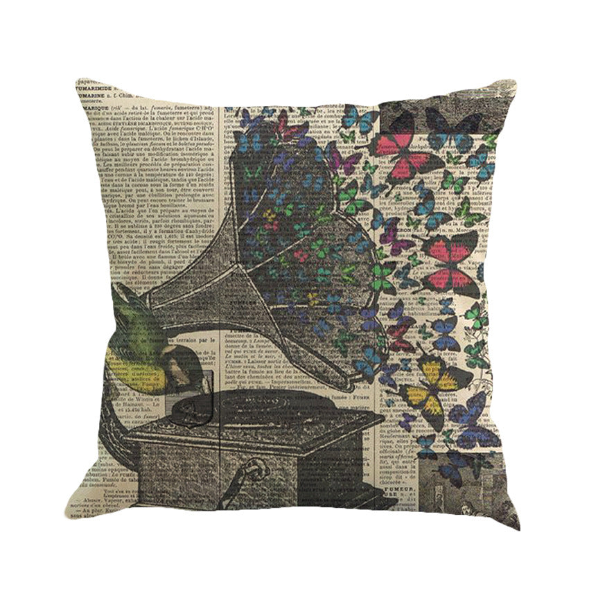 Butterfly Art Cushion Cover – 45 x 45 cm – image 4