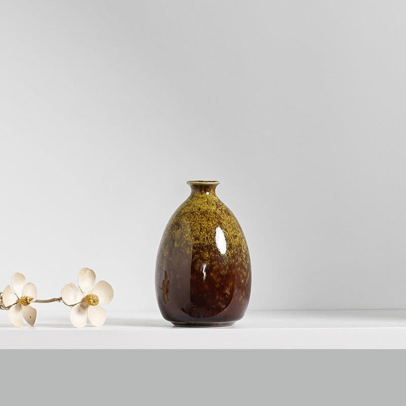 Mini Reactive Glaze Bottle Vase – image 5