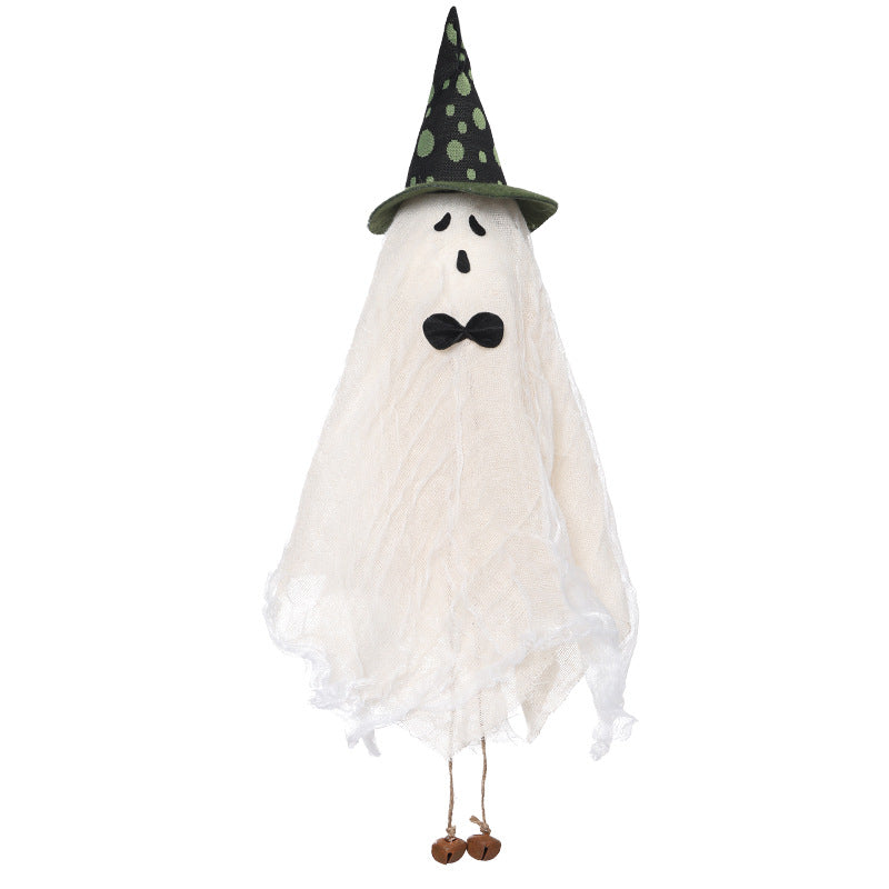 Hanging Witch Hat Ghost Decoration – image 5