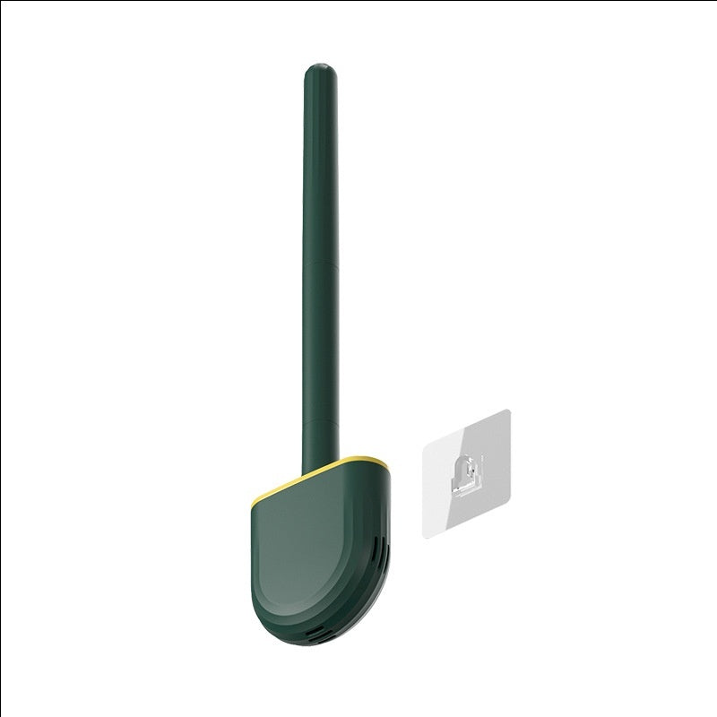 Wall-Mounted Silicone Toilet Brush & Holder – image 5
