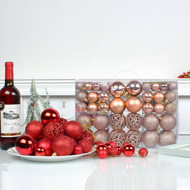 Christmas Bauble Mega Set – 100 Piece Gift Box (3, 4 & 6 cm)